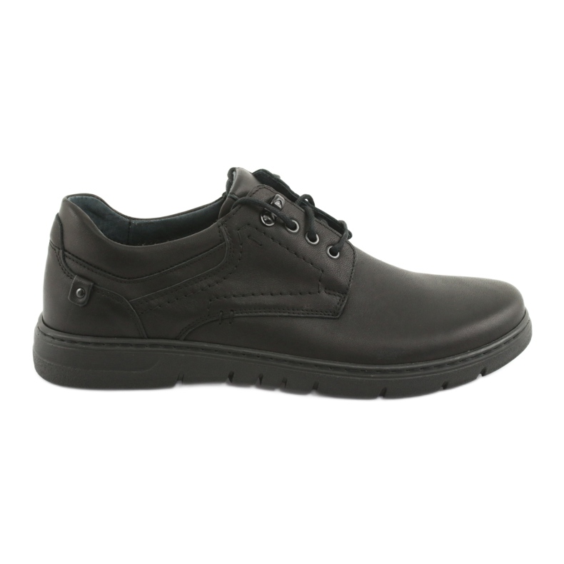 Chaussures à lacets pour hommes Riko 902 le noir Chaussures à lacets pour hommes Riko 902 le noir