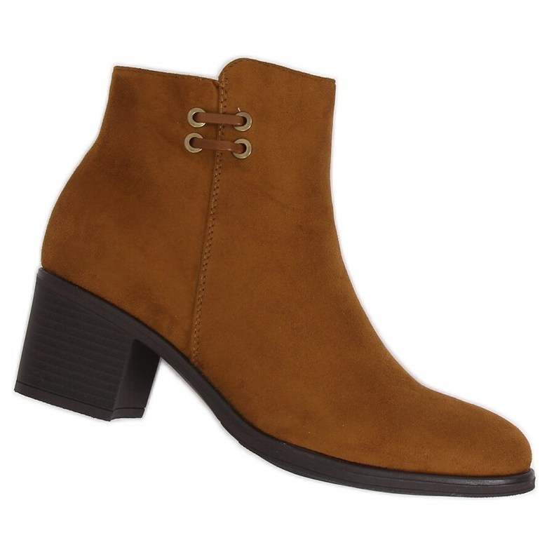 Camel 8B982 Bottines à talons Camel brun