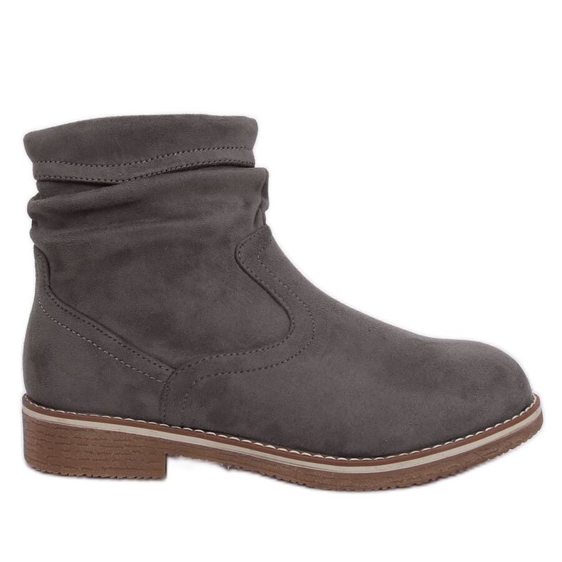 Gris Bottes grises pour femmes W862 Gris