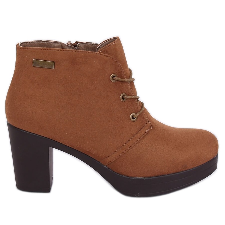 Chaussures à talons 8B883 Marron kaki brun