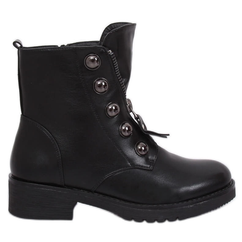 Bottes militaires noires LJ002 Noir le noir