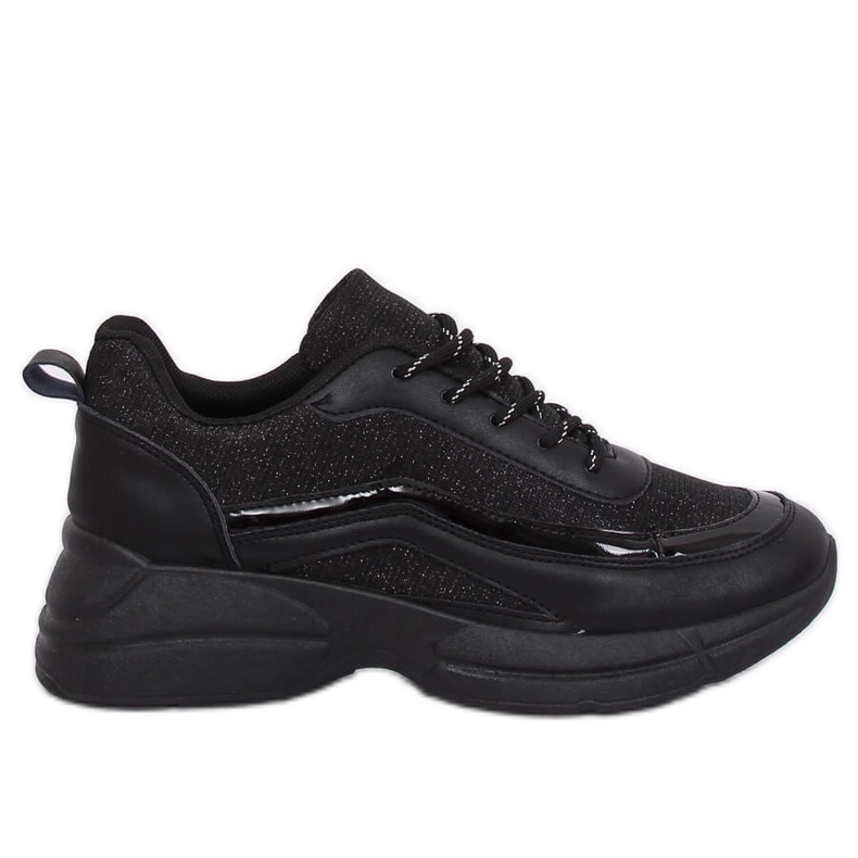 BY-082 Chaussures de sport noires noires le noir