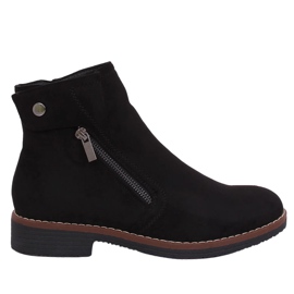 Bottines Jodhpur noires pour femmes 8B908 Noir le noir