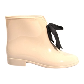 Bottines Wellington à nœud Y015 Beige