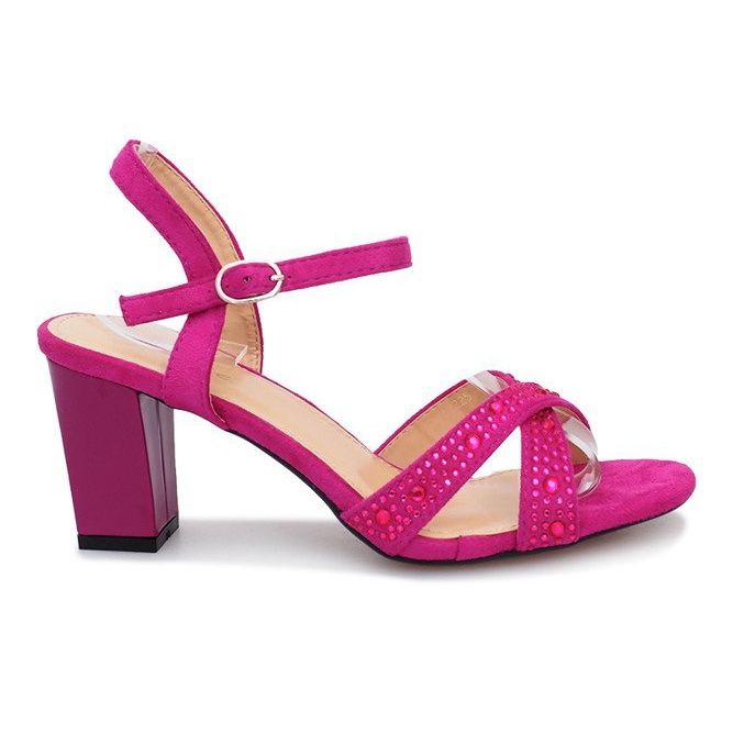 Sandales à talons violettes Aliento