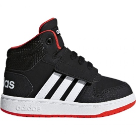 Chaussures adidas Hoops Mid 2.0 I Jr B75945 le noir Chaussures adidas Hoops Mid 2.0 I Jr B75945 le noir