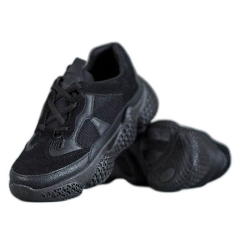 SHELOVET Baskets noires pour femmes le noir