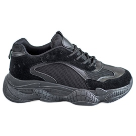 SHELOVET Baskets noires pour femmes