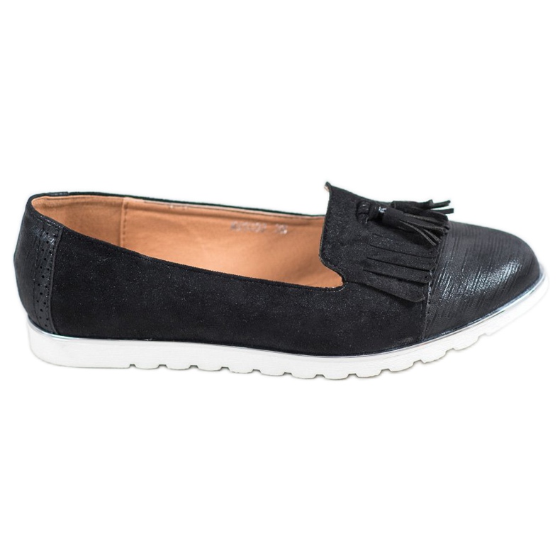 SHELOVET Seigneurs avec des franges le noir