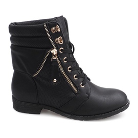 Bottes Or Fermeture 8891 Noir