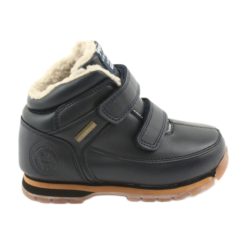 American Club Boots boots velcro American ES42 bleu marine