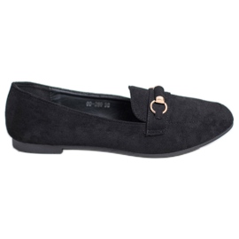 Nio Nio Mocassins en daim noir