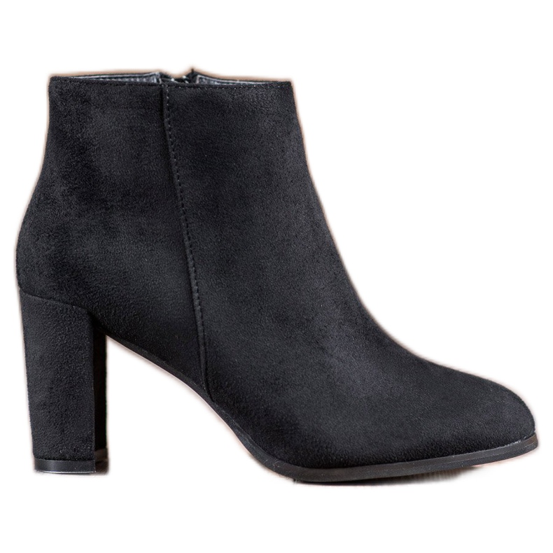 Abloom Bottines en daim sur un bar le noir