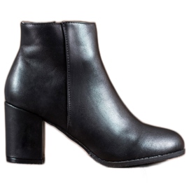 SHELOVET Bottes classiques sur un poteau le noir