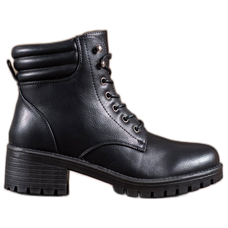 Abloom Bottes à lacets le noir