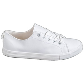 SHELOVET Baskets confortables blanche