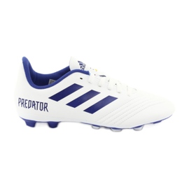 Chaussures de foot Adidas Predator 19.4 FxG Jr CM8542 blanc