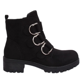 Bottines femme noires Z144 Noir le noir