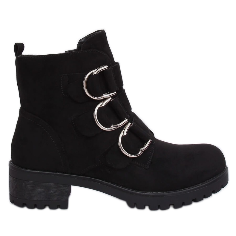 Bottines femme noires Z144 Noir le noir