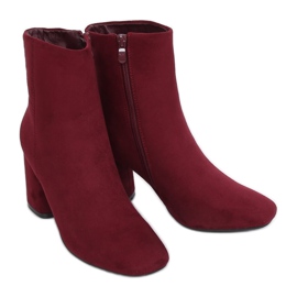 Maroon 3486 Wine Red talons hauts rouge