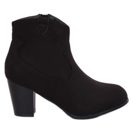 Bottes de cowboy noires F166-5 Noir