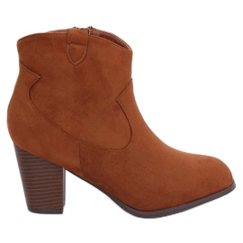 Camel F166-5 Bottes de cowboy camel brun