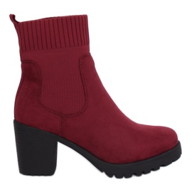 Maroon M370 Wine talons hauts rouge