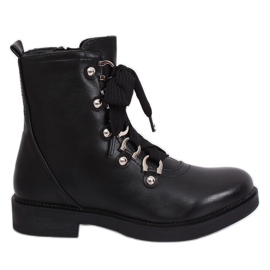 Bottes militaires noires LJ001 Noir le noir