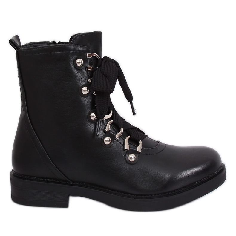 Bottes militaires noires LJ001 Noir le noir