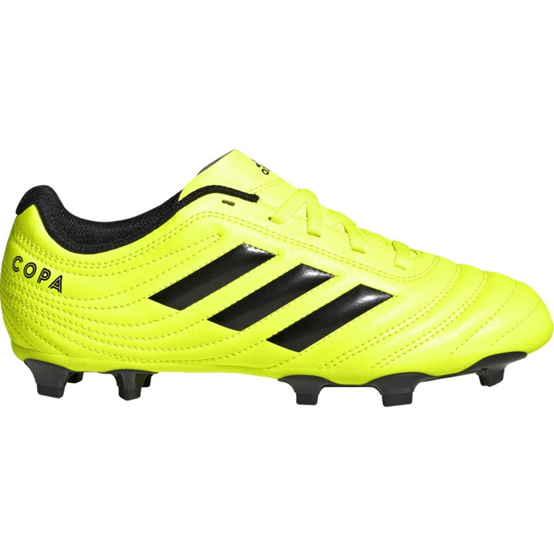 Chaussures de football Adidas Copa 19.4 Fg Jr F35461 jaune jaune
