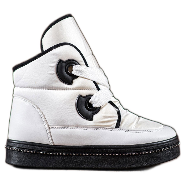 RTX WALK Bottes de neige avec cristaux blanche RTX WALK Bottes de neige avec cristaux blanche