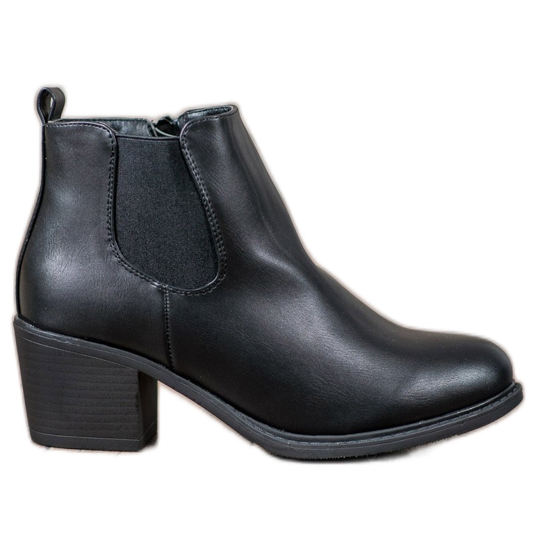Anesia Paris Bottines noires sur un poteau le noir Anesia Paris Bottines noires sur un poteau le noir