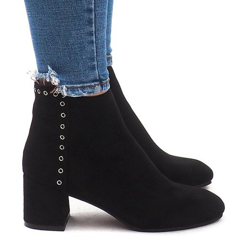 Bottes Chaudes Sur Un Poteau M217 Noir le noir