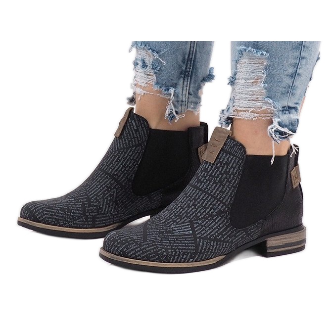 Bottines Chelsea noires HX2U306-1B le noir