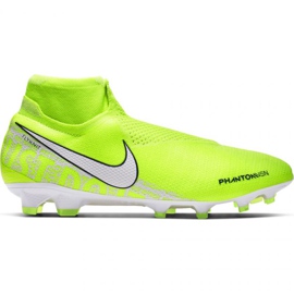 Chaussures de football Nike Phantom Vsn Elite Df Fg M AO3262-717 jaune jaunes
