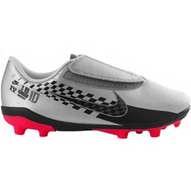 Nike Mercurial Vapor 13 Club Neymar Mg PS (V) Jr AT8164-006 chaussures de football noir gris