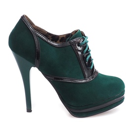 Bottes Élégantes Sur Un Talon Haut KA5513 Vert
