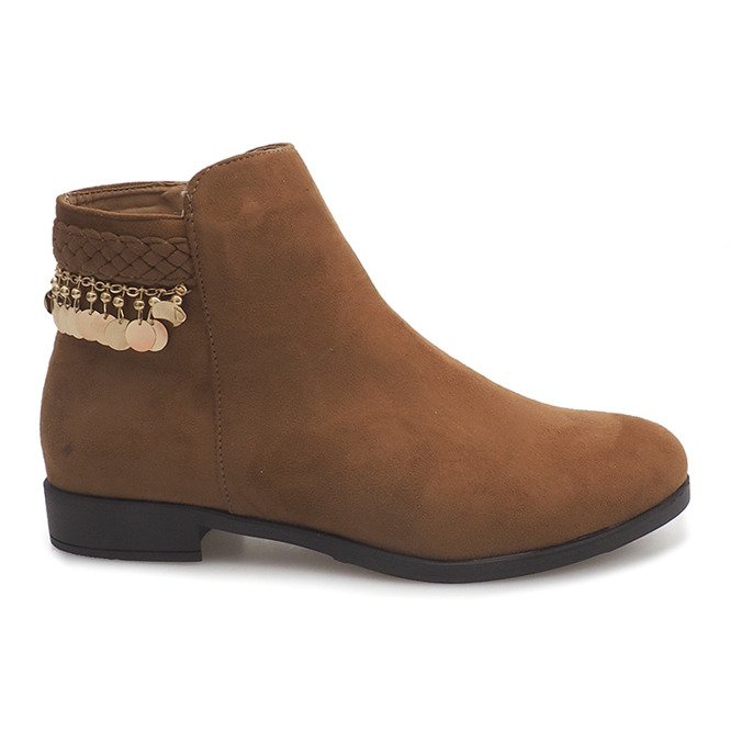 Bottes en daim LL113 Camel brun