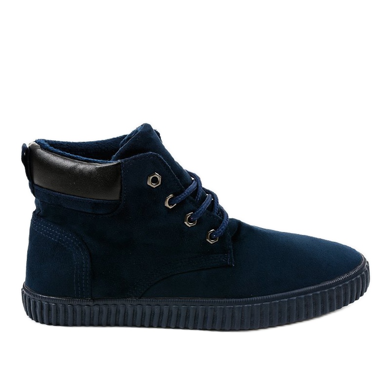 Baskets homme isolées bleu marine AN06