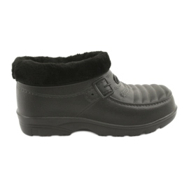 Atletico Galoches isolées avec de la fourrure noir