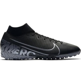 Chaussure de football Nike Mercurial Superfly 7 Academy Tf M AT7978-001 le noir le noir