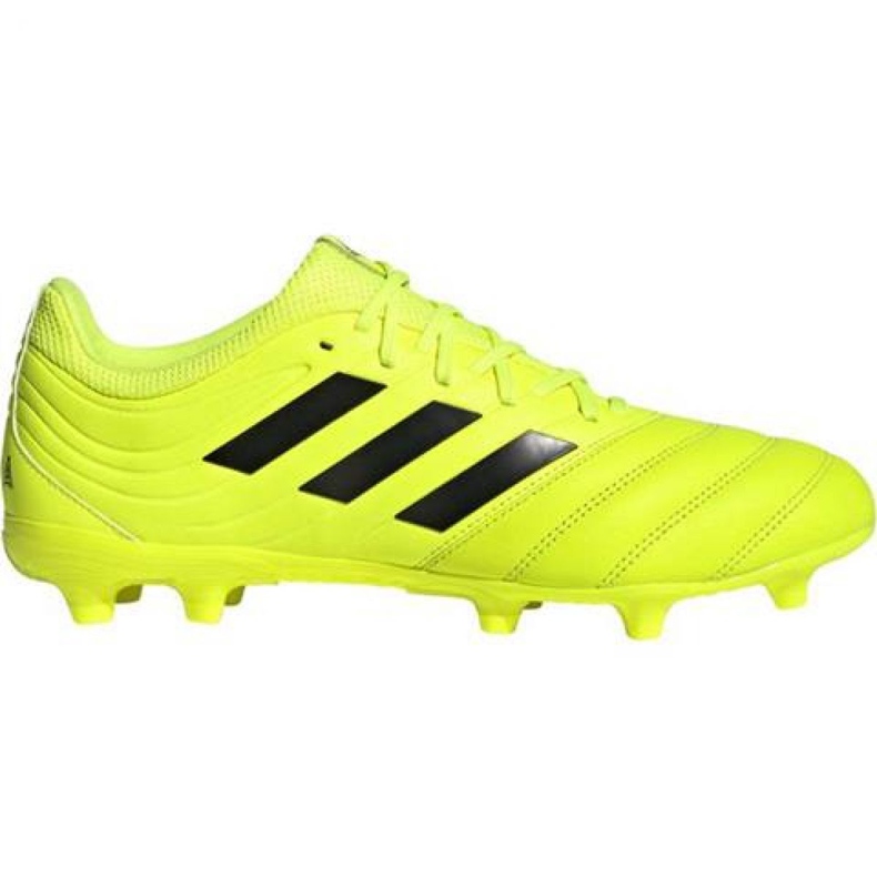 Chaussures de foot Adidas Copa 19.3 Fg M F35495 jaune jaune