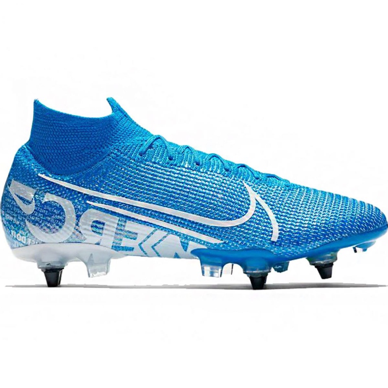 Chaussures de football Nike Mercurial Superfly 7 Elite SG-Pro Ac M AT7894-414 bleu bleu