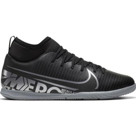 Chaussures d'intérieur Nike Mercurial Superfly 7 Club Ic Jr AT8153-001 noir noir