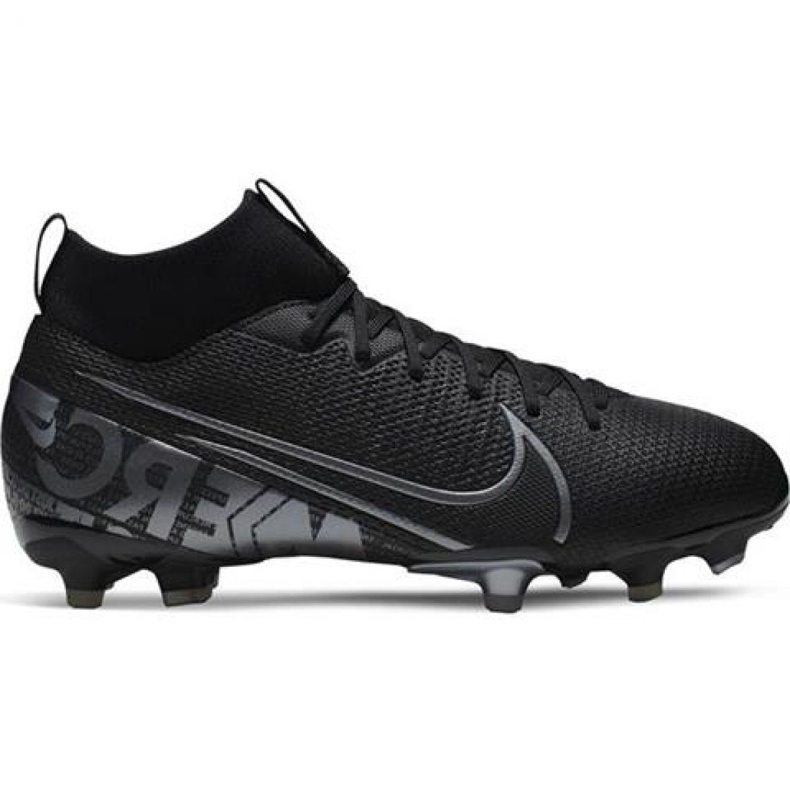Chaussure de football Nike Mercurial Superfly 7 Academy FG / MG Jr AT8120-001 le noir le noir