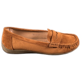 Sixth Sense Mocassins en daim brun