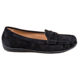 Sixth Sense Mocassins en daim le noir