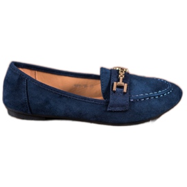 Abloom Seigneurs en daim avec ornement bleu