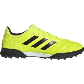 Chaussures de foot Adidas Copa 19.3 Tf M F35507 jaune jaune