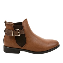 Bottes élastiques marron 15A7322 brun